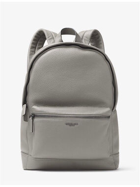 Authentic Michael kors leather Grayson gray with gunmetal hardware